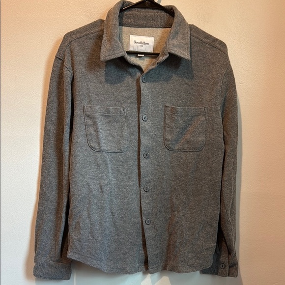 Goodfellow & Co Medium Gray Lightweight Shirt Jacket - Picture 1 of 9